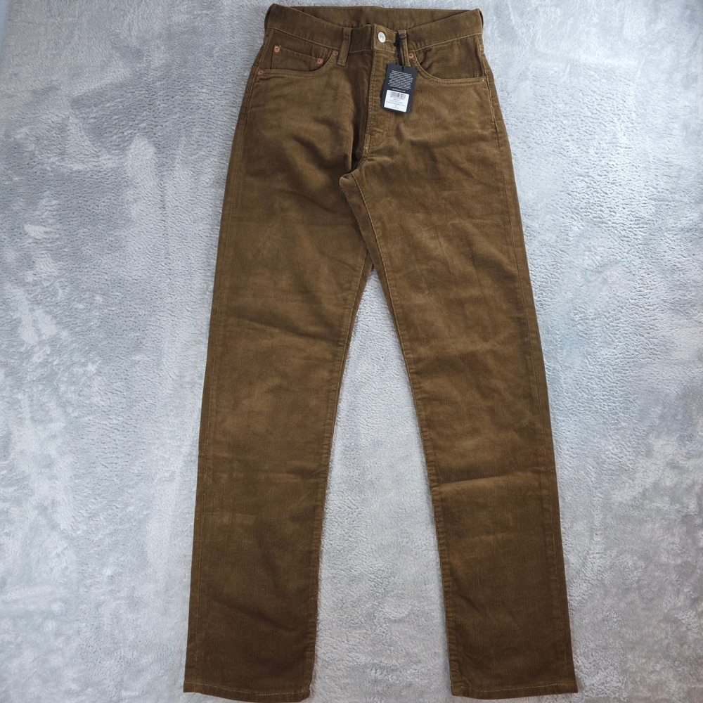 Buck Mason Mens 28 W 34 L Grizzly Brown Corduroy Ford Standard Jean Pants